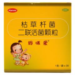 枯草杆菌二联活菌颗粒1g*30袋/盒 儿童孩子宝宝婴幼儿益生菌用于腹泻